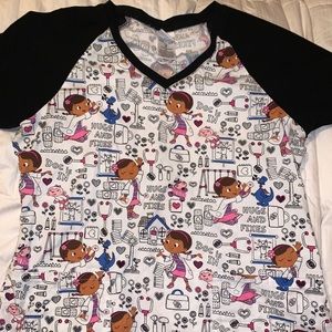 Disney Scrub Top
